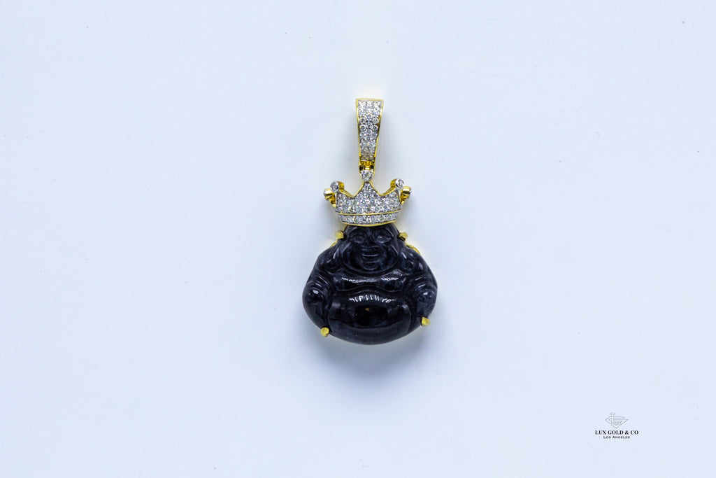 Jade King Buddha Pendant