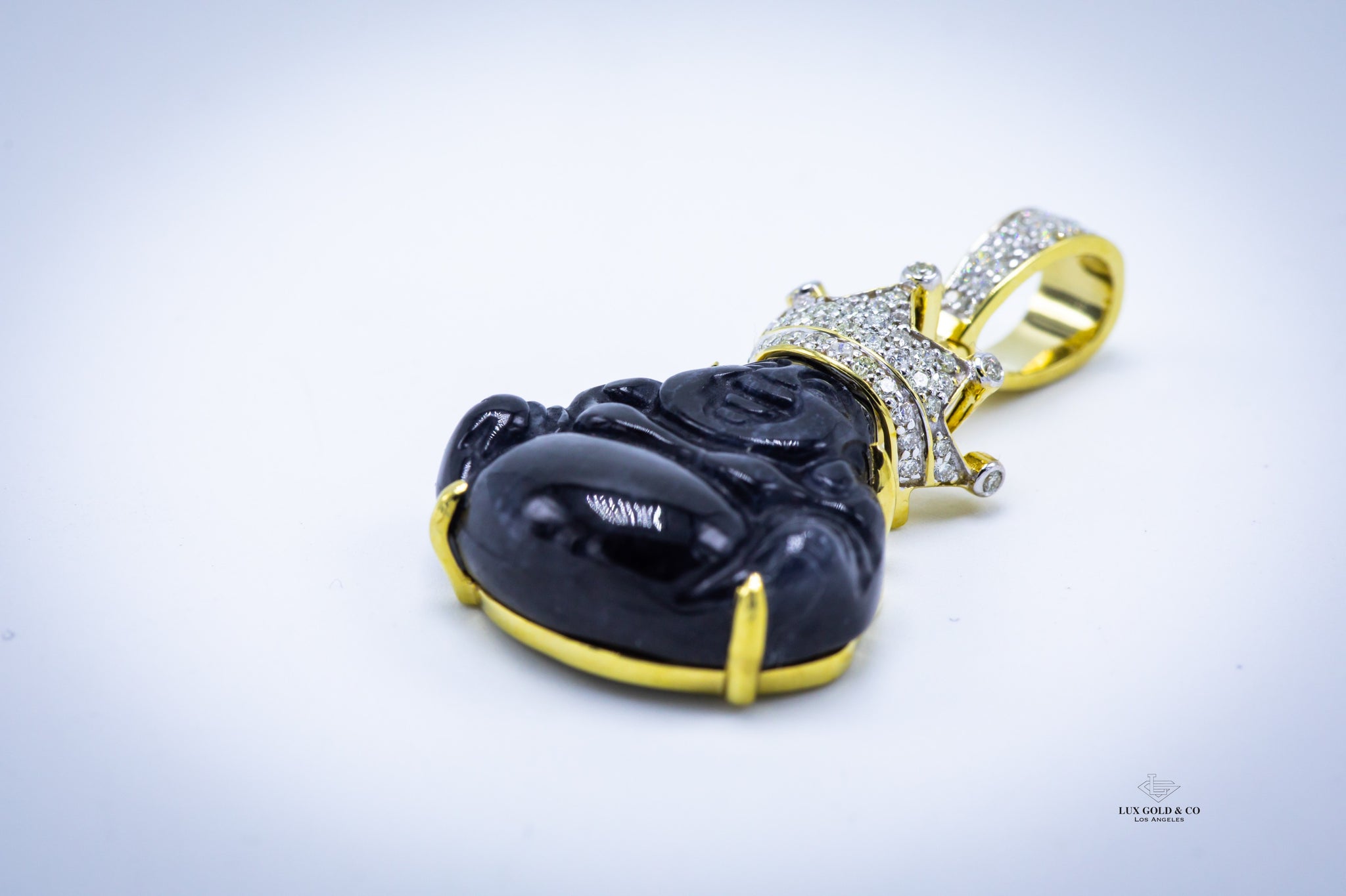 Jade King Buddha Pendant