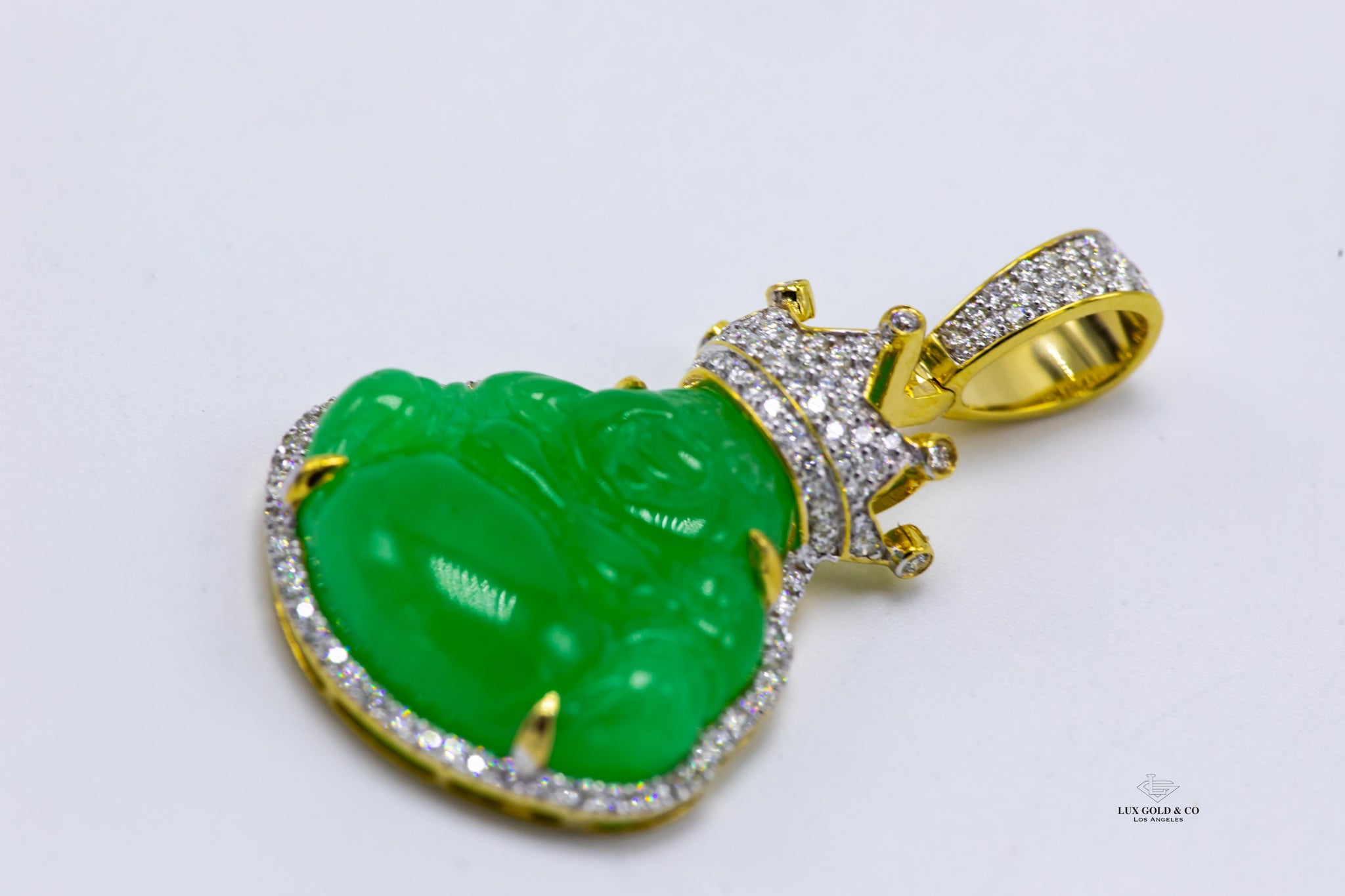 Jade King Buddha Pendant